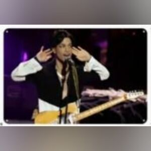 Boutique Prince The Artist Tin Sign 💜